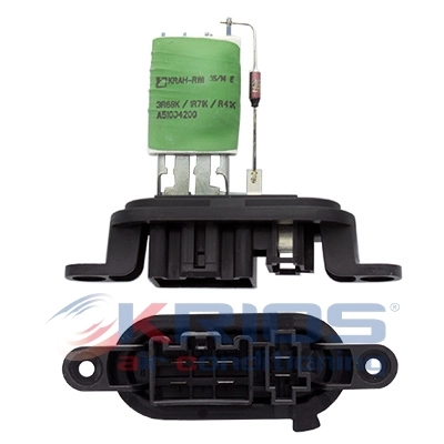 Resistor, interior blower